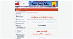 Desktop Screenshot of bip-kolno.sprint.com.pl