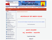 Tablet Screenshot of bip-kolno.sprint.com.pl